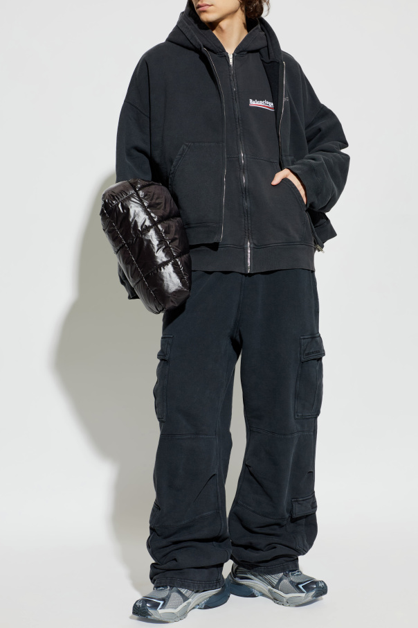 Balenciaga Sudadera doble con capucha