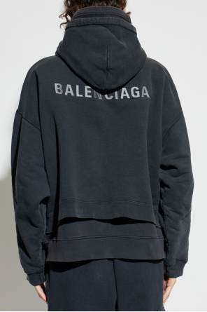Balenciaga Sudadera doble con capucha