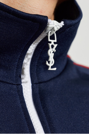 Saint Laurent Sweatshirt with a stand-up collar