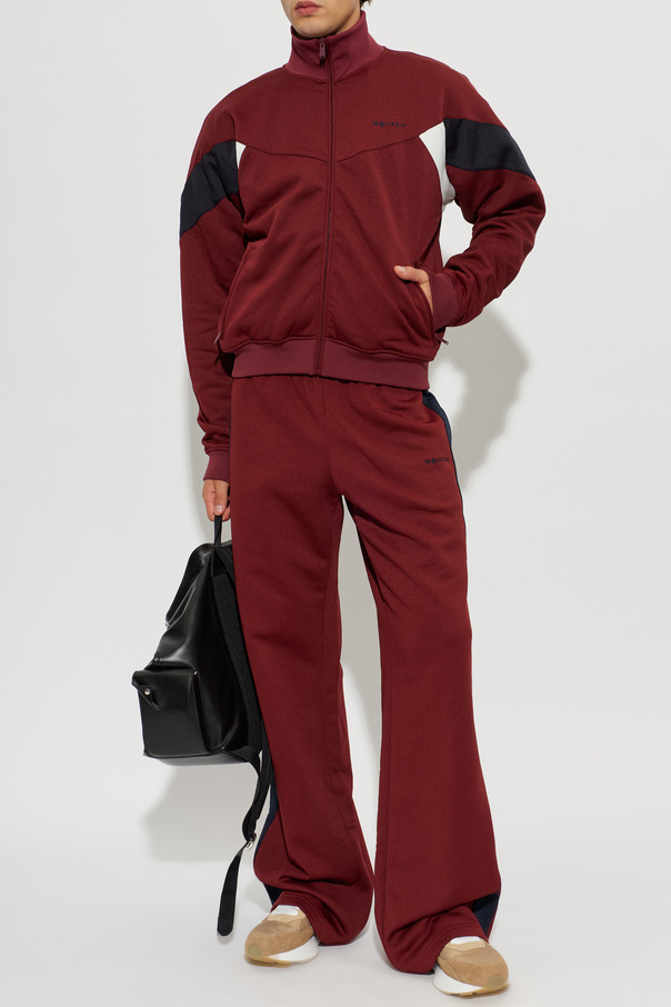 Alexander McQueen Sudadera con logo bordado