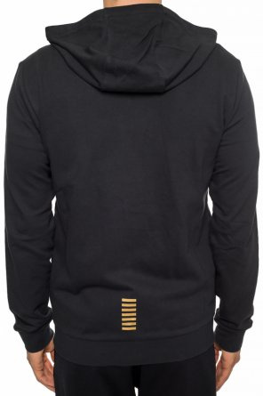 giorgio armani contrasting sole sneakers item Logo-printed hoodie