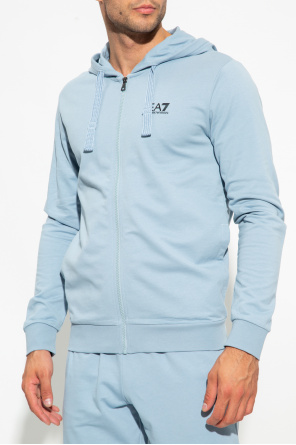 emporio cotton armani tuxedo suit item Logo-printed hoodie