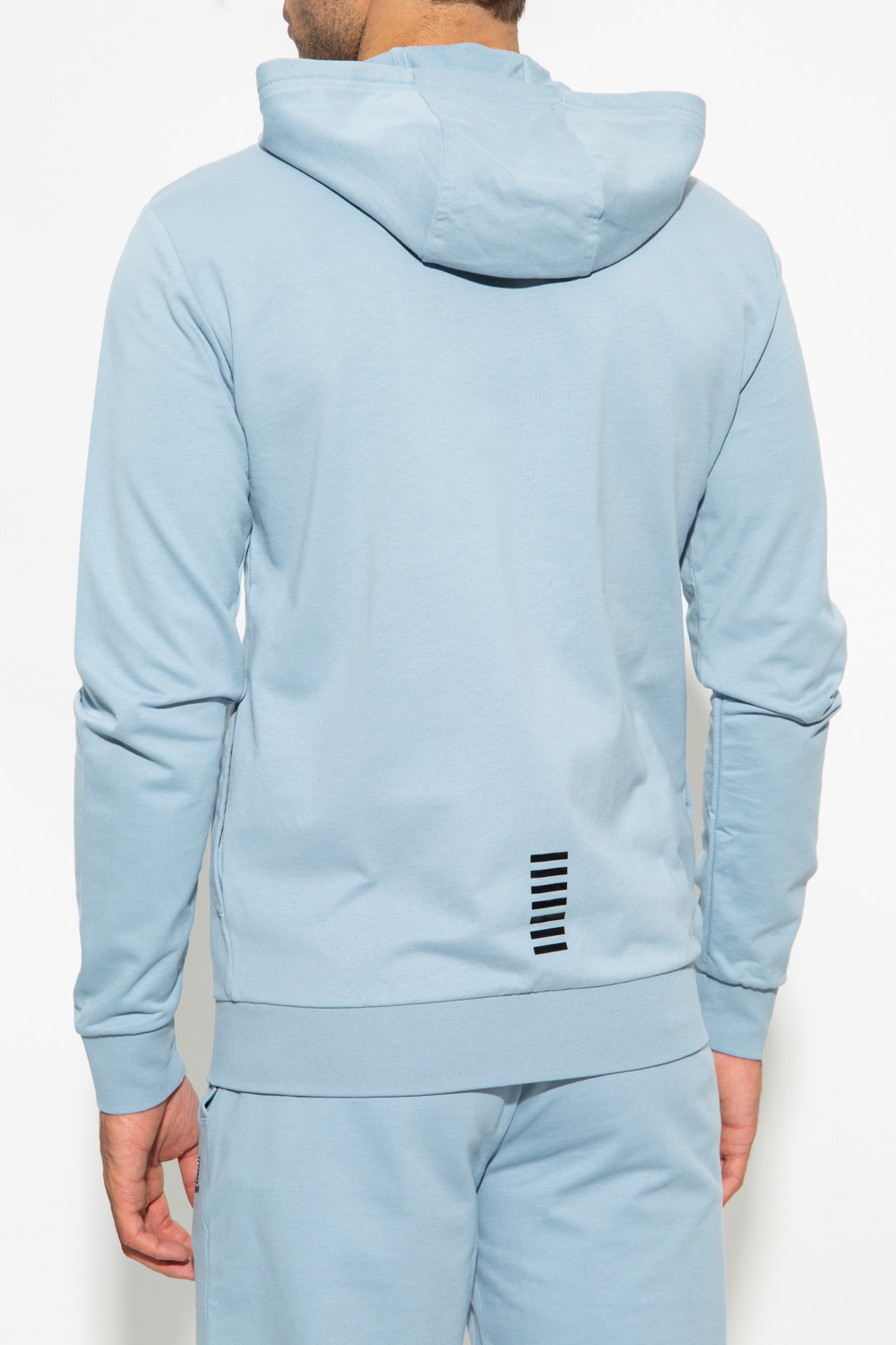Emporio blazer armani Kids TEEN flared shirt dress Logo-printed hoodie