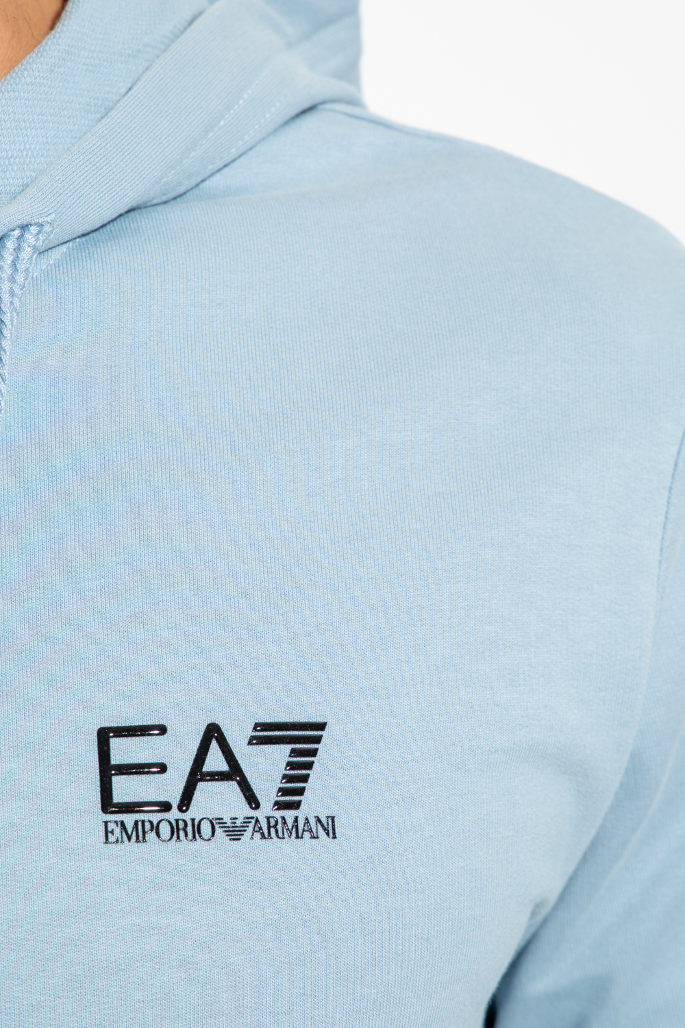 Emporio blazer armani Kids TEEN flared shirt dress Logo-printed hoodie