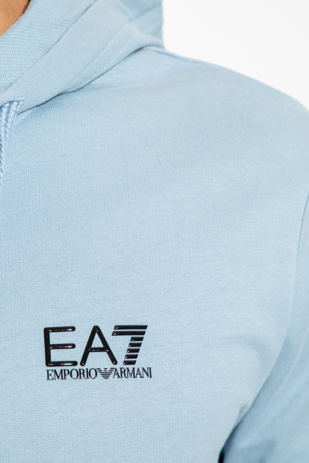 EA7 Emporio Armani Logo-printed hoodie