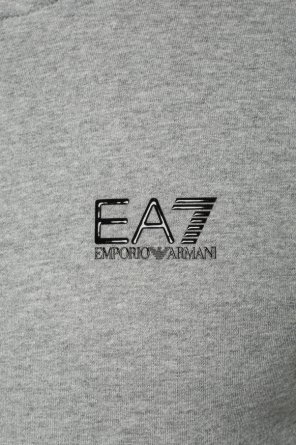 EA7 Emporio Armani Logo-printed hoodie