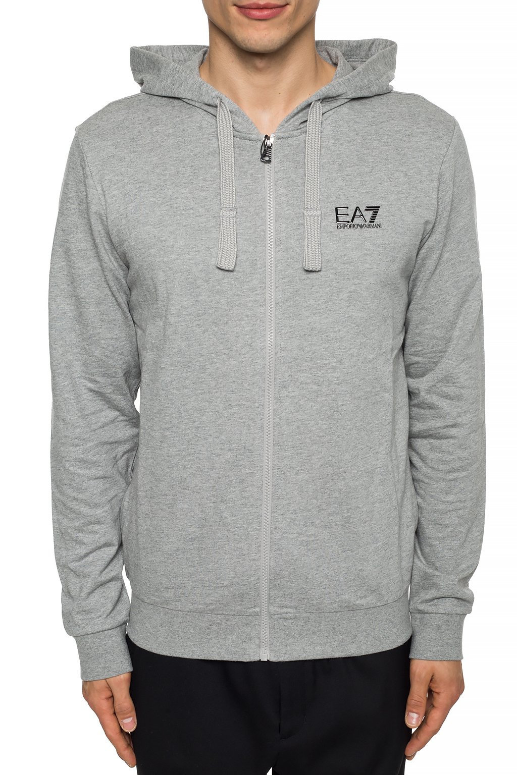 EA7 Emporio Armani Logo-printed hoodie