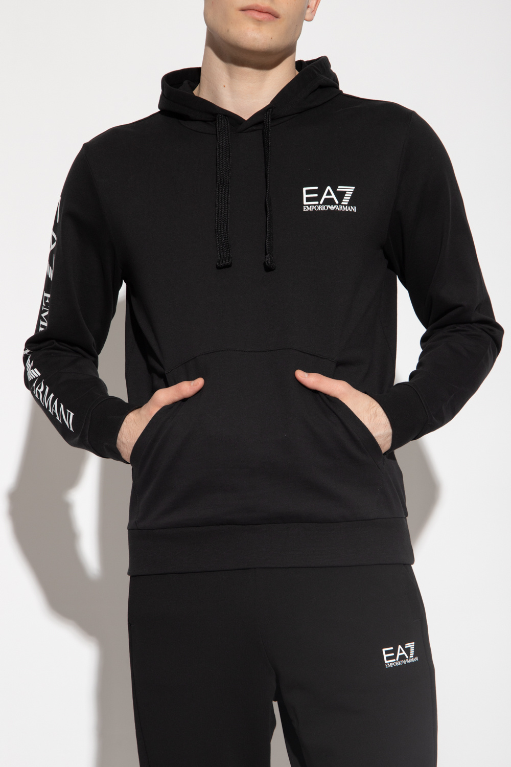 EA7 Emporio curved armani emporio curved armani ea logo printed t shirt item