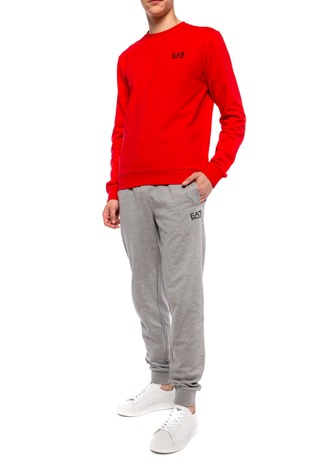 armani red sweatshirt