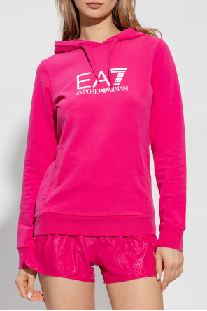 EA7 Emporio Armani Hoodie with logo print