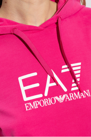 EA7 Emporio Armani Hoodie with logo print