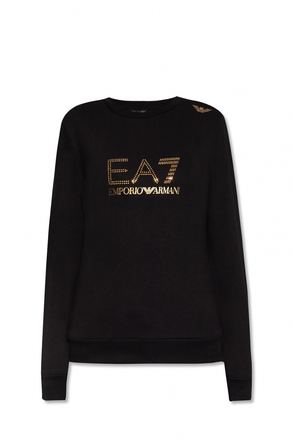 Logo-printed sweatshirt od EA7 Emporio cap armani