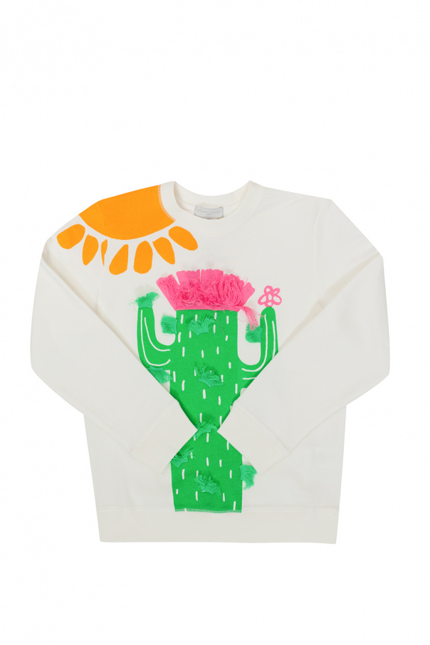 Stella McCartney Kids Sweatshirt with floral-motif