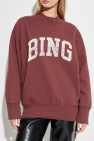 Anine Bing BURGUNDY Printed sweatshirt