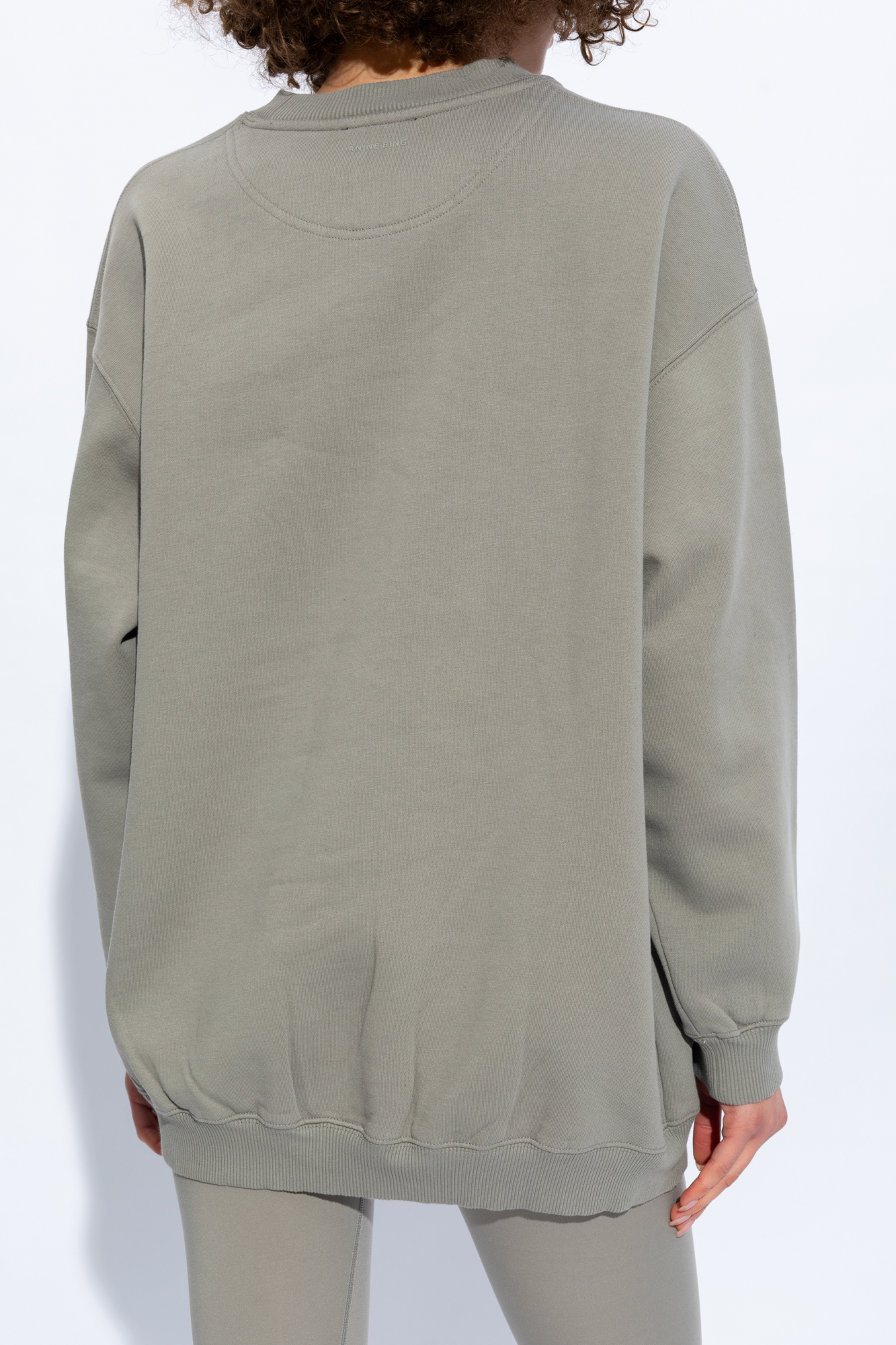 Grey 'Tyler' sweatshirt with logo Anine Bing - Vitkac Canada