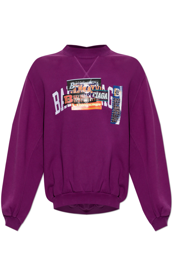 Sweatshirt with colorful print od Balenciaga