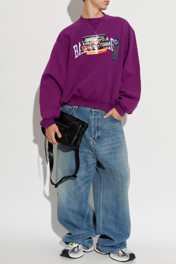 Balenciaga Sweatshirt mit buntem Print