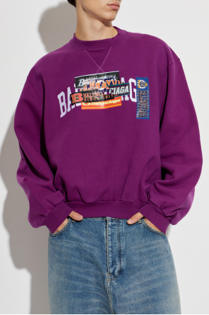Balenciaga Sweatshirt mit buntem Print