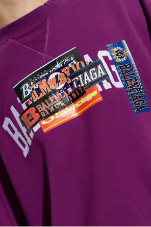 Balenciaga Sweatshirt mit buntem Print