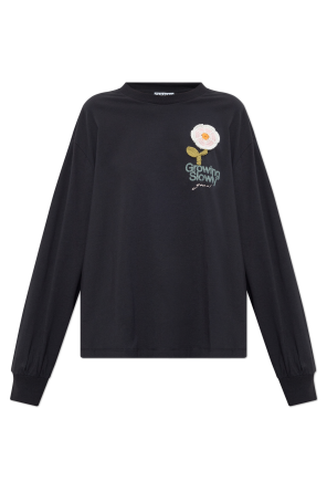 T-shirt with colorful embroidery