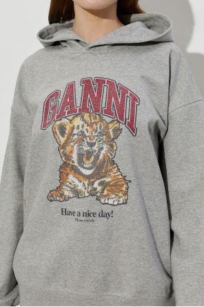 Ganni Sweatshirt with logo