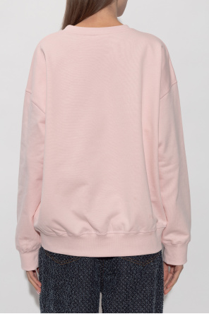 Ganni Sweatshirt with print and shimmering sequins