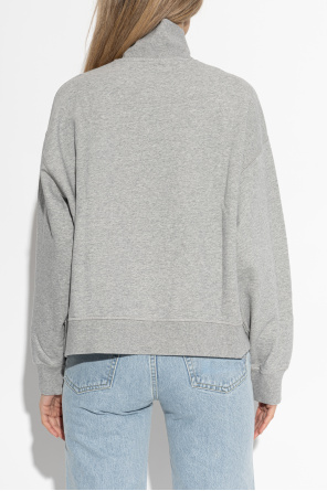 Ganni Bluza typu `owersize` ze stójką