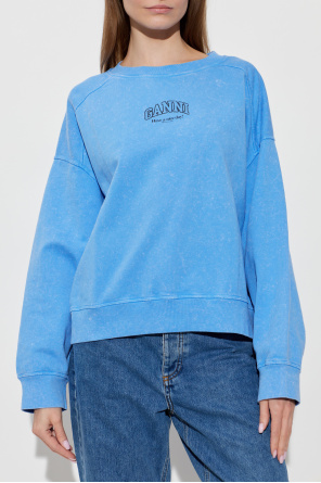 Ganni Sudadera con el logo estampado