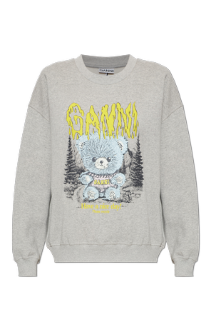 Sweatshirt mit buntem Print