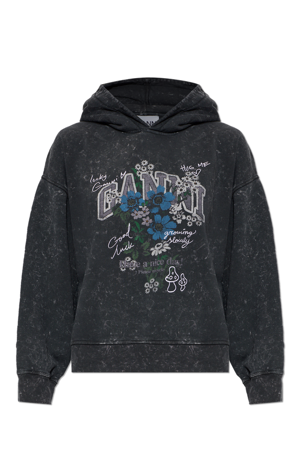 Sweatshirt with colorful print od Ganni