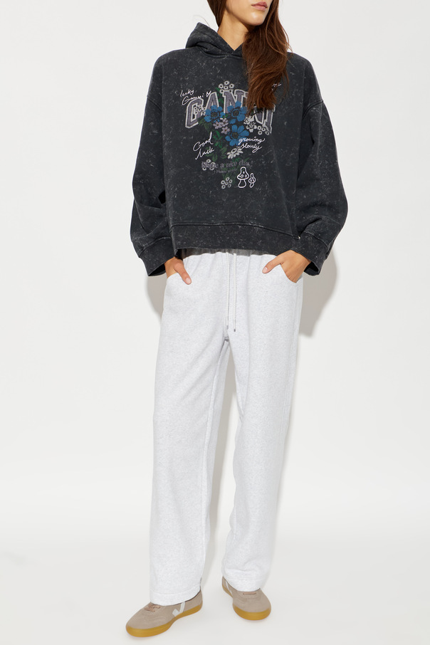 Ganni Sweatshirt with colorful print