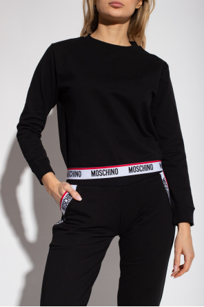 Moschino Logo Box relaxed-fit hoodie