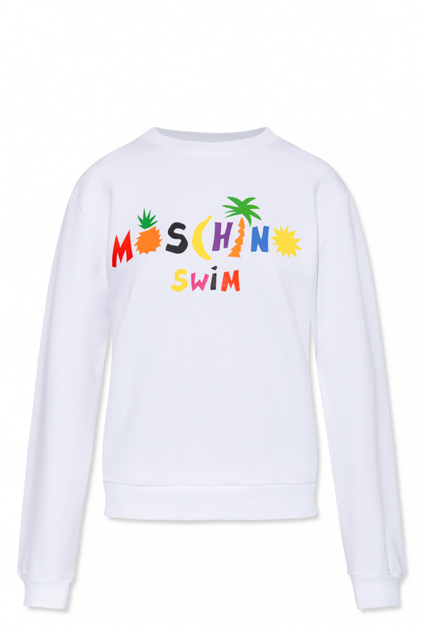 Moschino Versace embroidered Medusa motif T-shirt