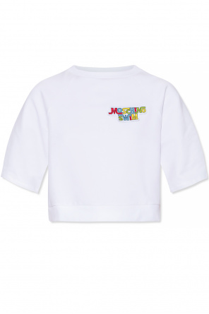 Relaxed-fitting crop t-shirt od Moschino