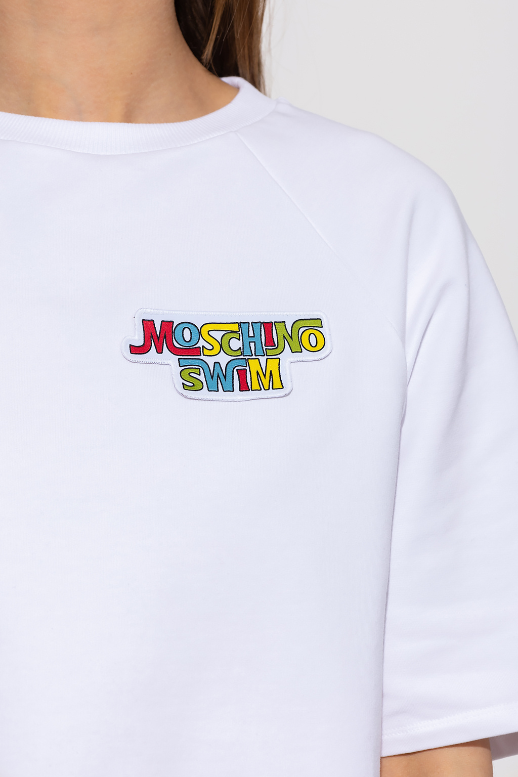 Moschino Relaxed-fitting crop T-shirt