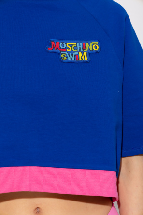 Moschino Relaxed-fitting crop T-shirt