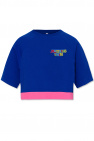 SikSilk T-shirt met vierkante rand in blauw