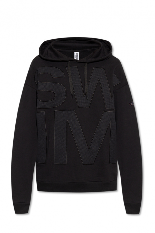 Moschino Sport box print hoodie