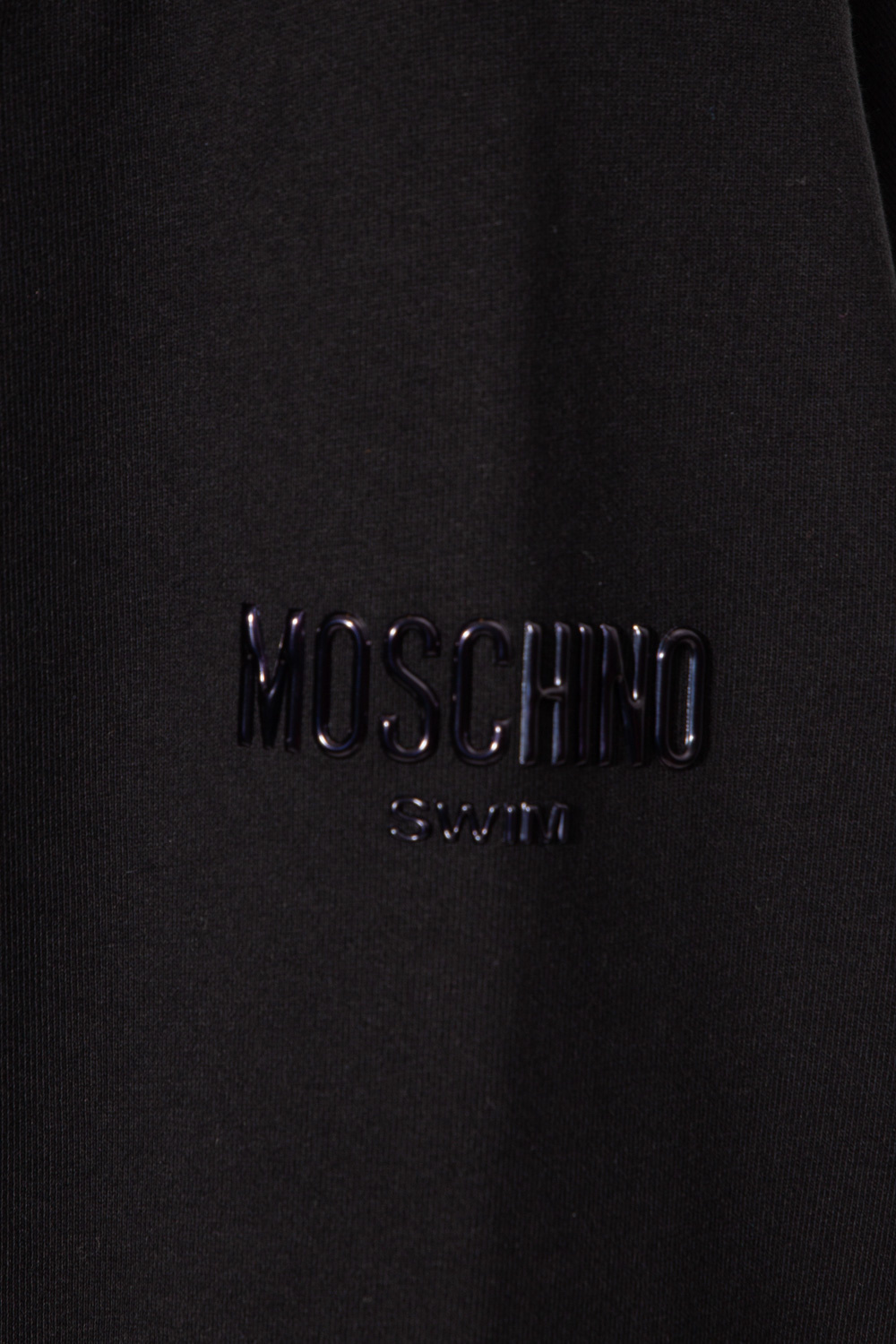 Moschino comapss badge hooded jacket