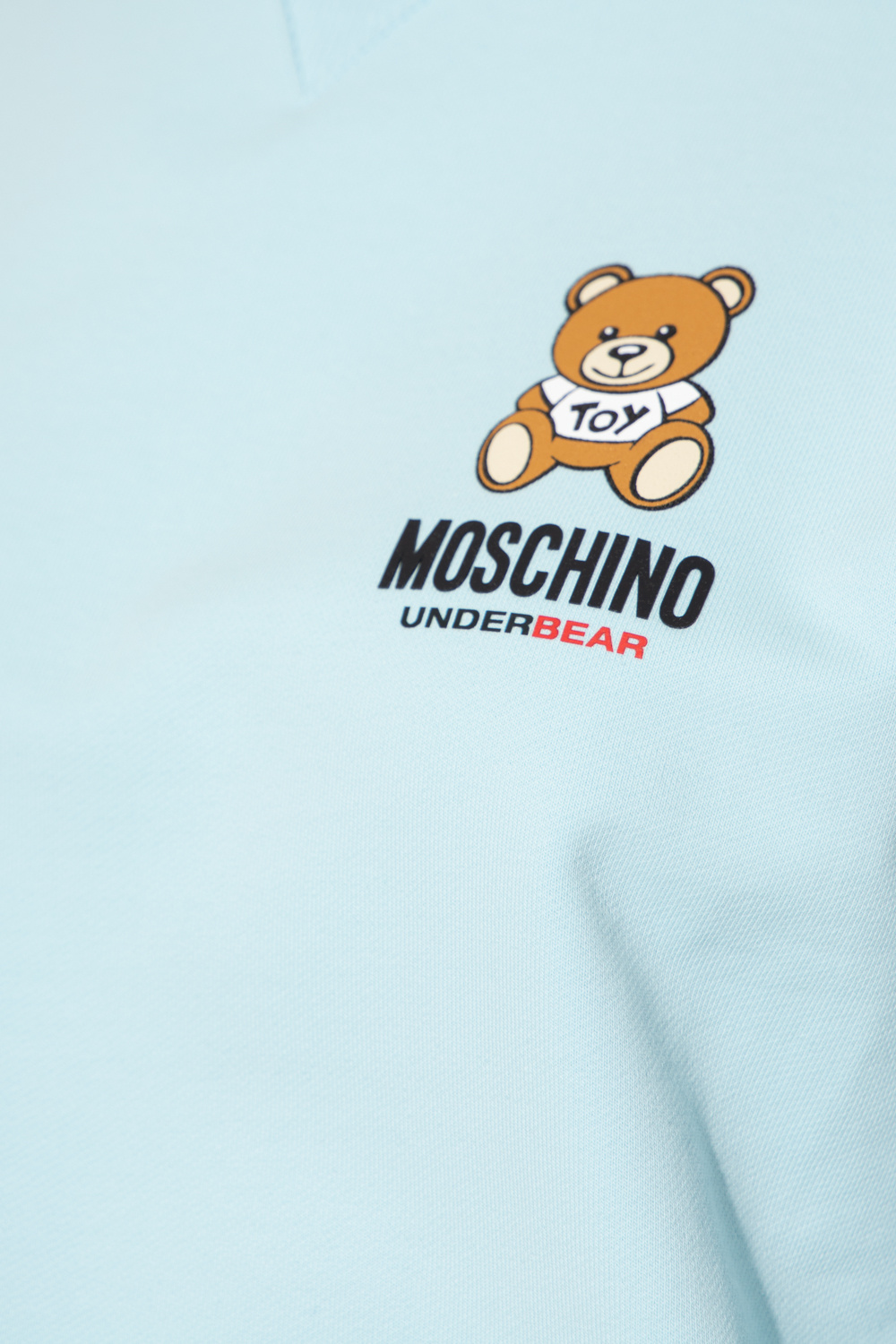 Moschino gathered sleeve t shirt