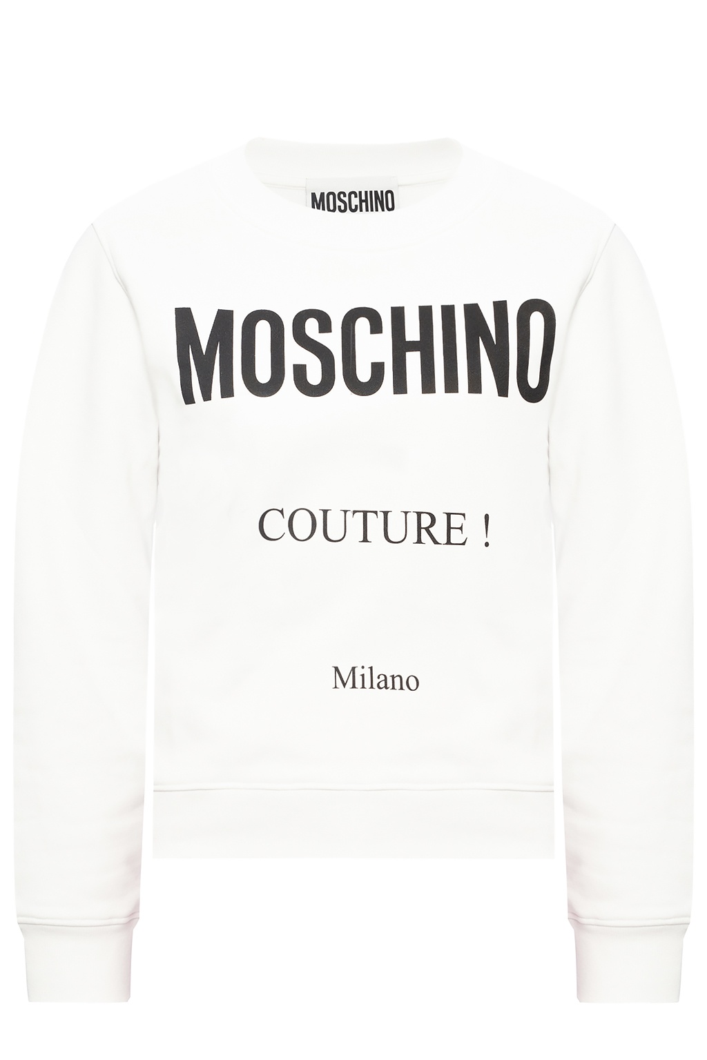 White Sweatshirt with logo Moschino - Vitkac Canada