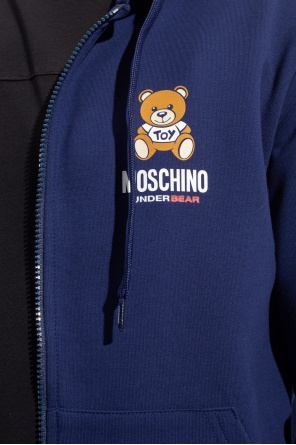 Moschino Printed polo hoodie