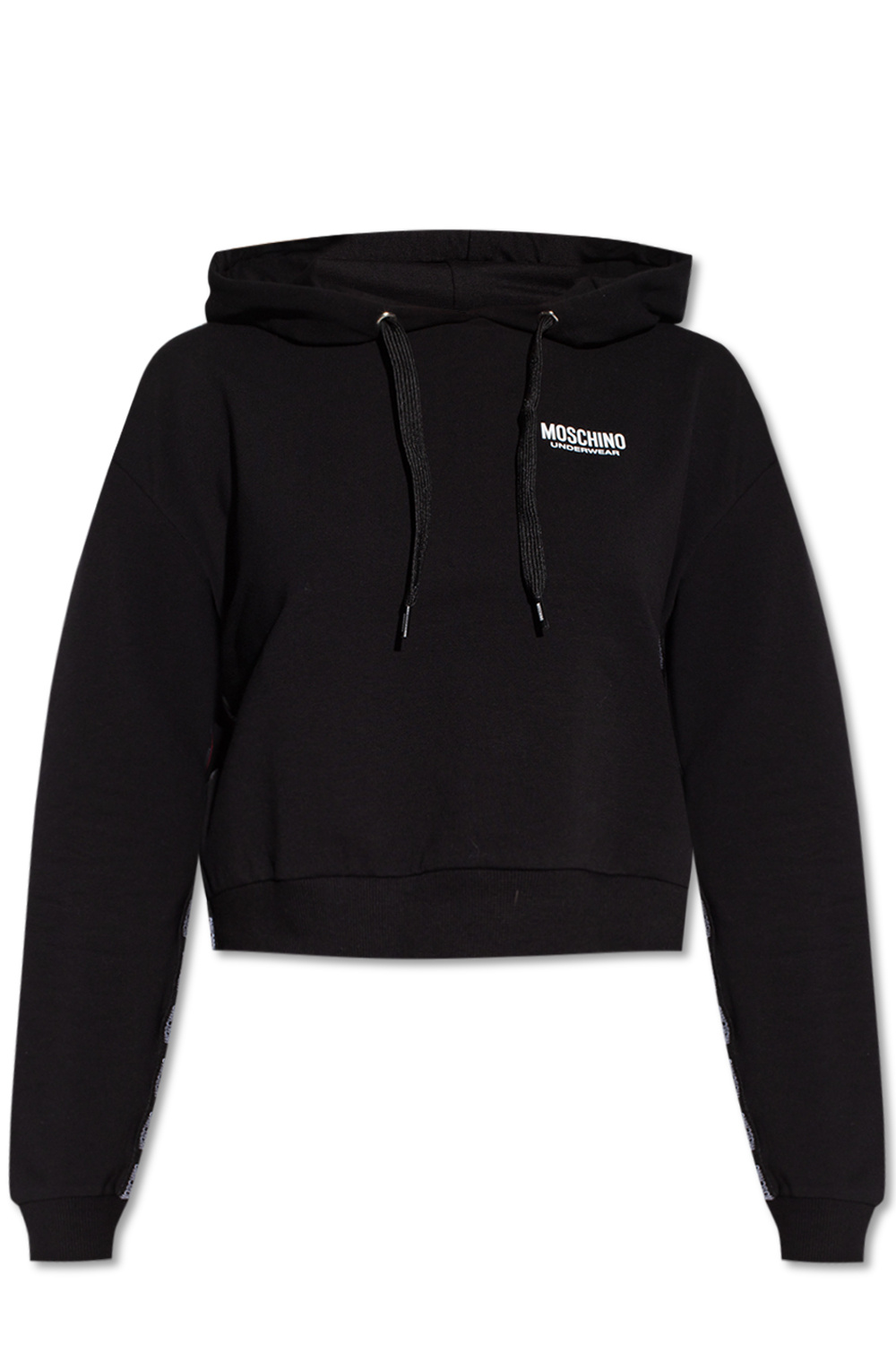 Moschino graphic hoodie with logo