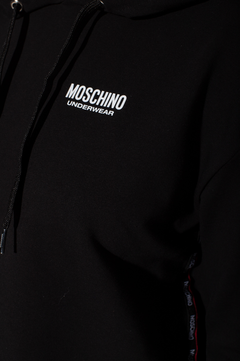 Moschino graphic hoodie with logo