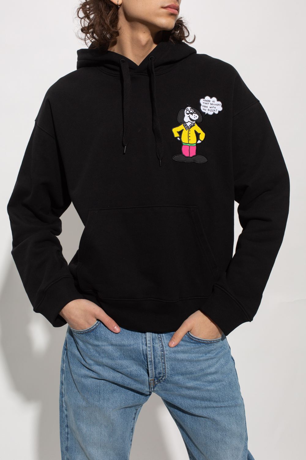 Moschino Patched hoodie