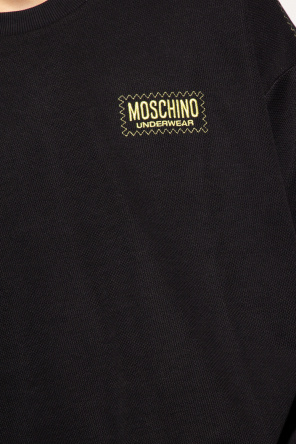 Moschino Reebok training T-shirt in blue