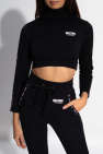 Moschino Cropped top with mock neck