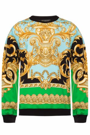 Baroque-printed sweatshirt od Versace