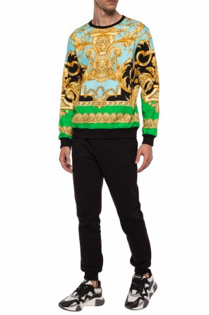 Baroque-printed sweatshirt od Versace
