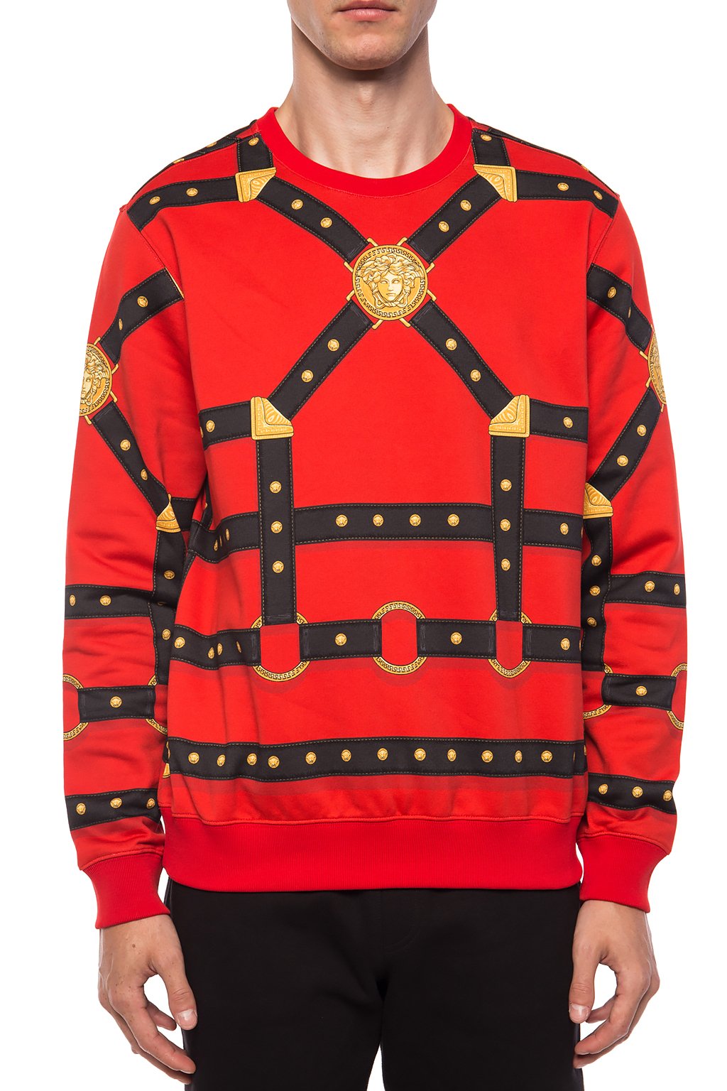 versace red sweatshirt